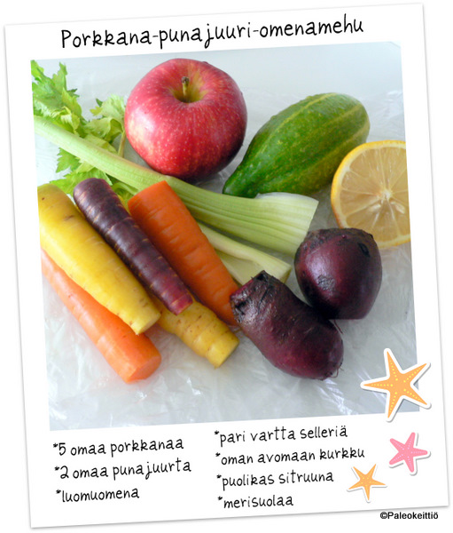 Porkkana-punajuuri-omenamehu