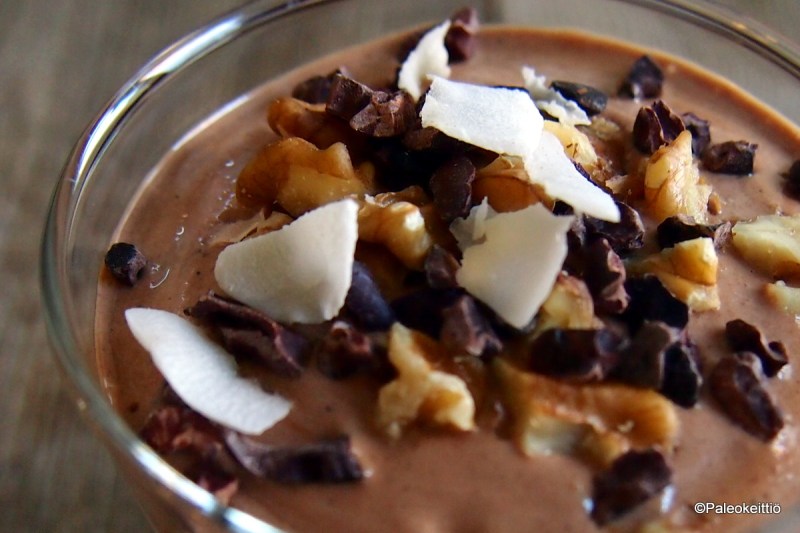 Lusikoitava brownie | paleokeittio.fi