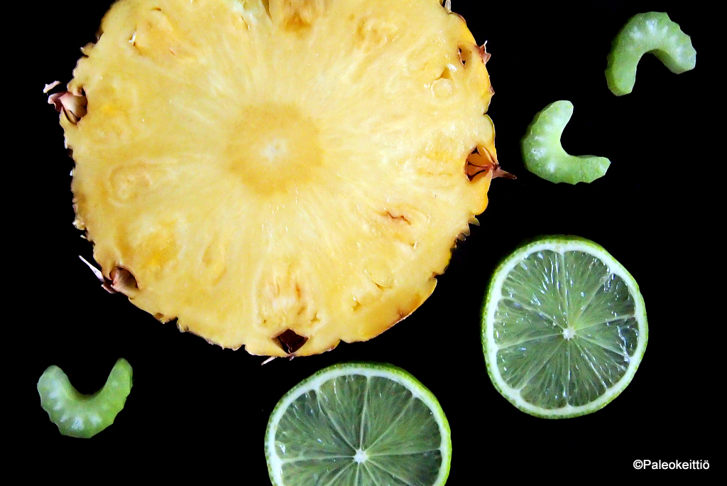 Kevättä ananas lasissa