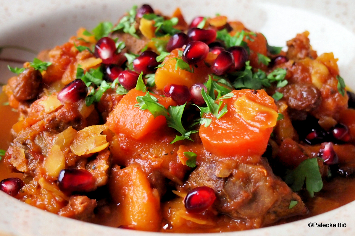 Lempeä lammastagine kurpitsalla