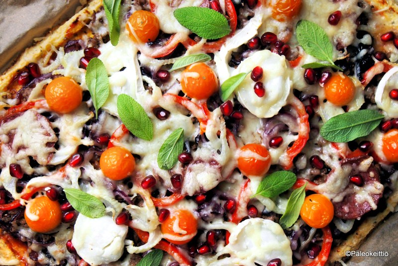 Paleoystävällinen pizza vol. 2 | paleokeittio.fi