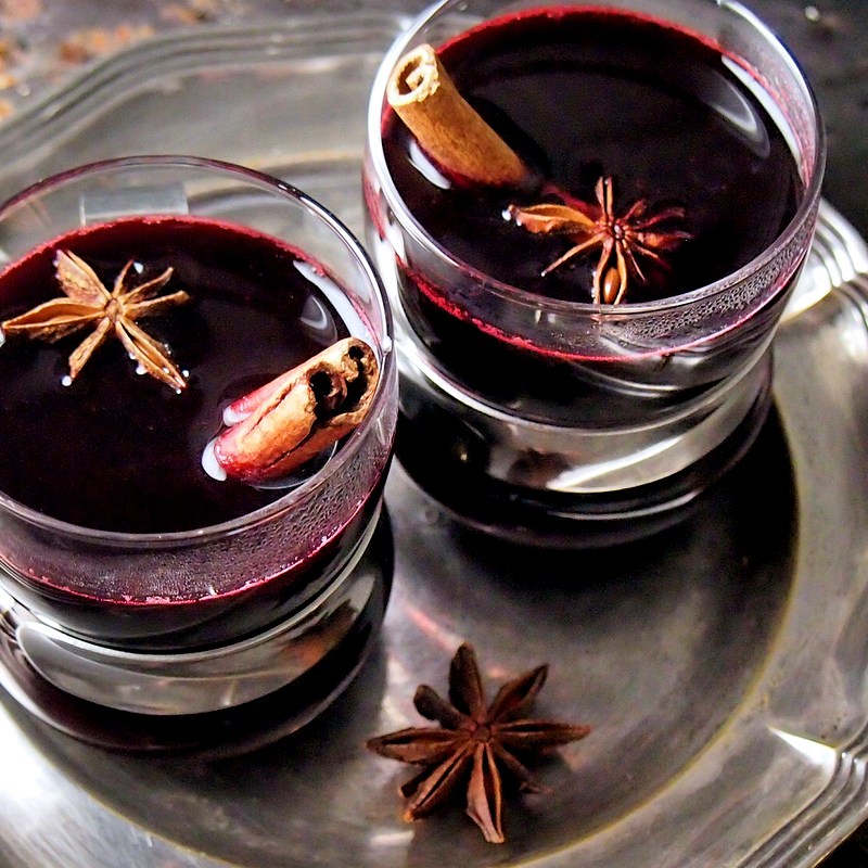 Jouluista juomaa mustikasta