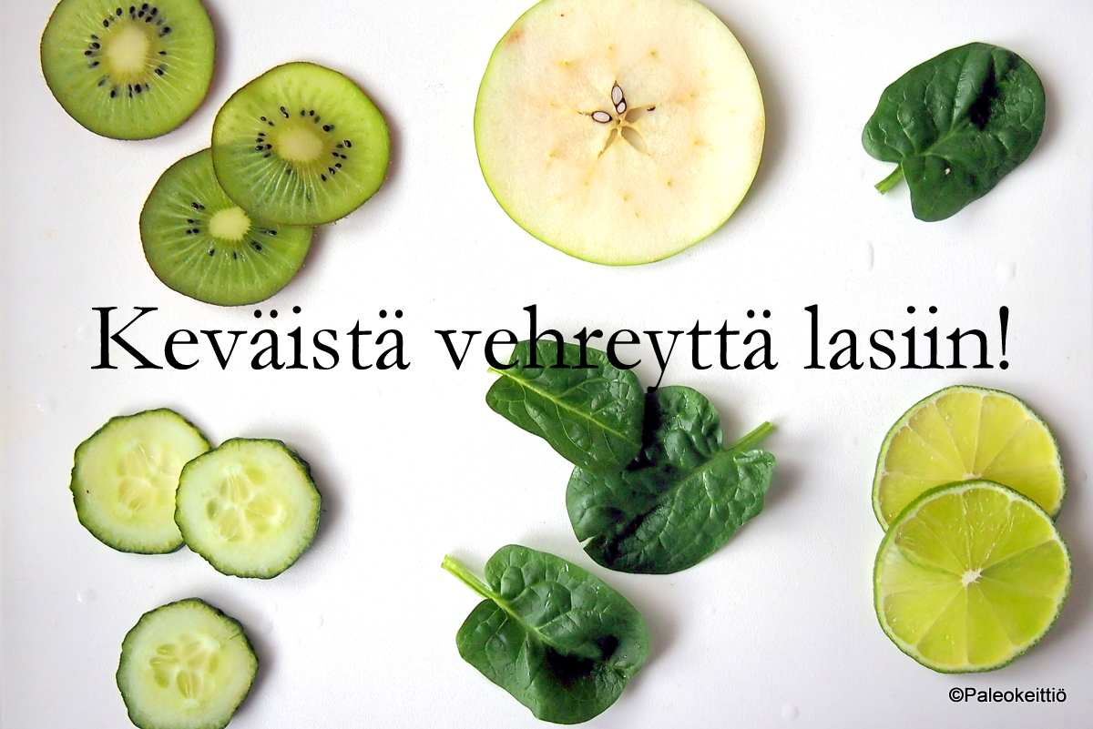 Kevään vihreä kiivimehu – Raikas vitamiinipommi (G,&nbsp;V)