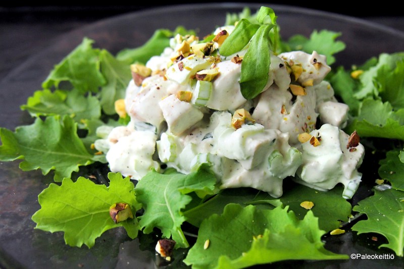 Rapsakka kana-raparperisalaatti | paleokeittio.fi
