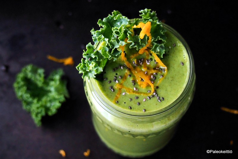 Lempeä lehtikaalipirtelö | TehoPaleo -reseptit 2/15