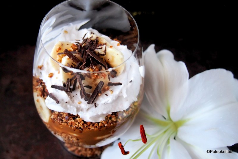 Paleoystävän banoffee - Helppo banaani-toffee -herkku | paleokeittio.fi