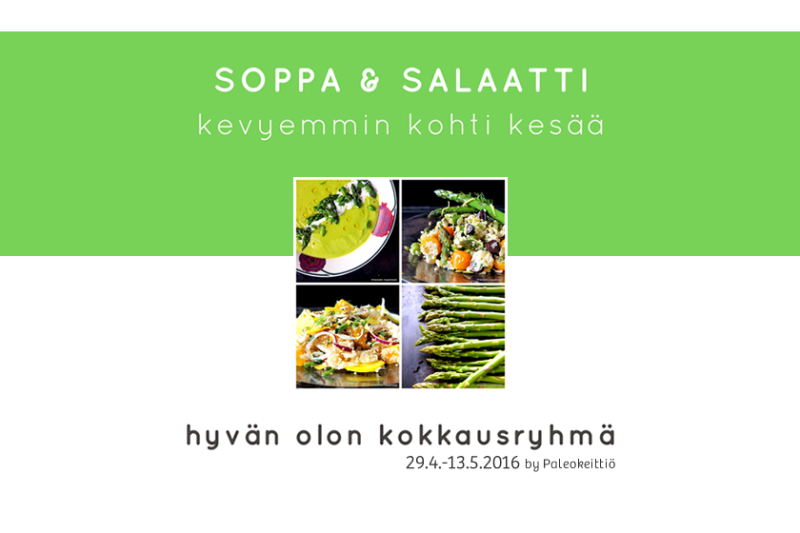 Paleokeittiön Soppa&Salaatti – Iloa ja hyvää oloa kasviksista!