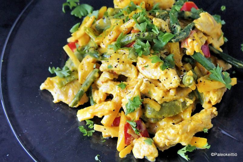 Kermainen kanawokki | paleokeittio.fi