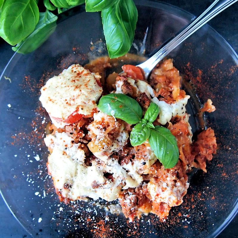 Jauheliha-spagettikurpitsavuoka – Helppo ja gluteeniton&nbsp;arkiruoka!