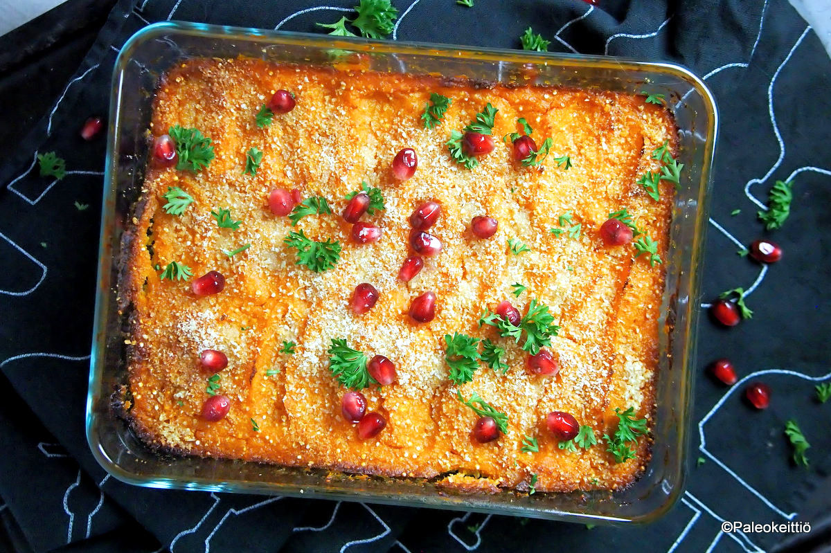 Bataatti-inkiväärilaatikko – Helppo ja mausteinen&nbsp;jouluruoka!