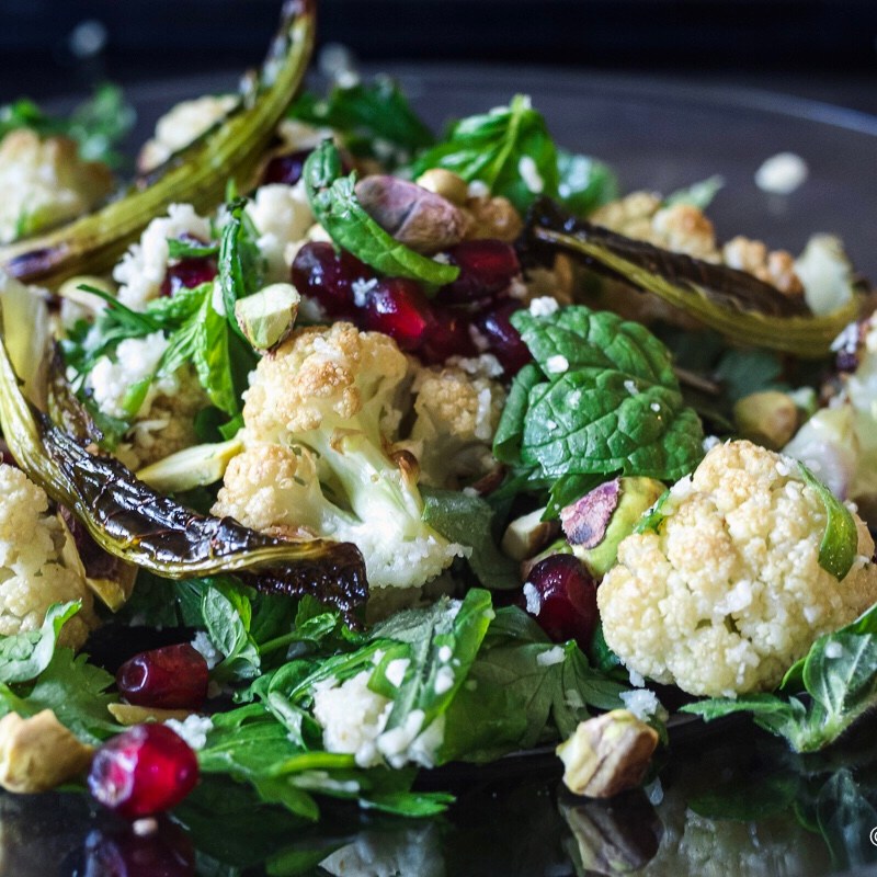 Kukkakaalia itämaiseen tapaan